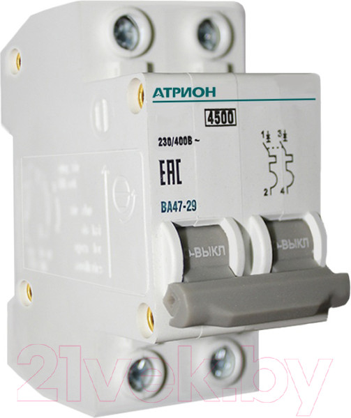 Изображение товара Выключатель автоматический Атрион VA4729-2-20C