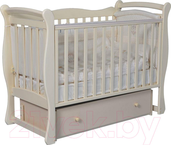 Изображение товара Детская кроватка Антел Julia-1 (слоновая кость)