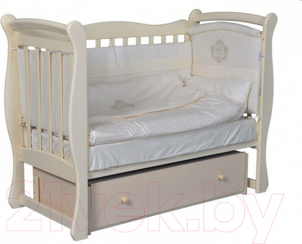 Изображение товара Детская кроватка Антел Julia-1 (слоновая кость)