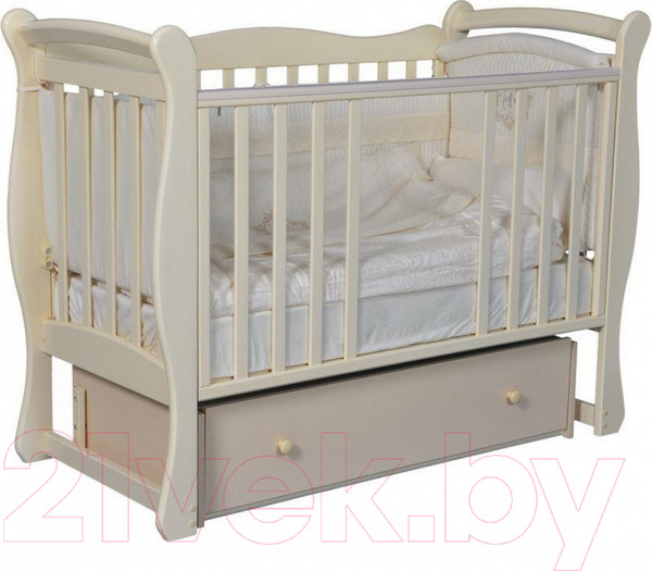 Изображение товара Детская кроватка Антел Julia-1 (слоновая кость)