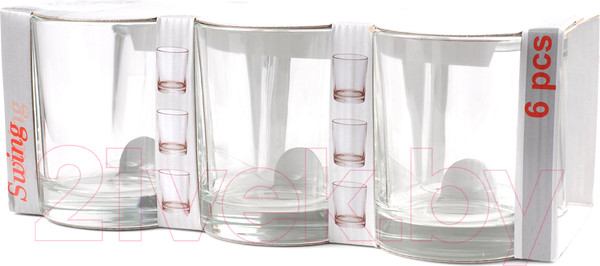 Изображение товара Набор стаканов ОСЗ Гладкий 02с1021У (6пр)