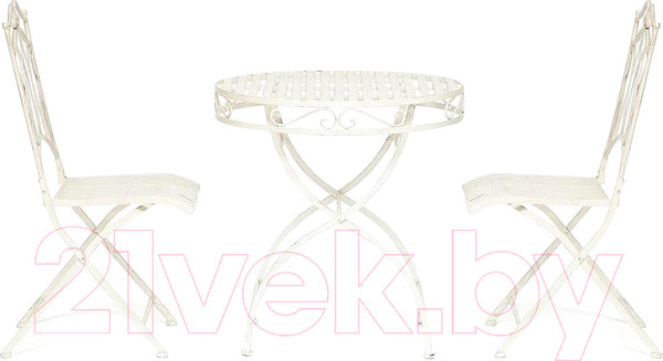 Изображение товара Комплект садовой мебели Tetchair Secret de Maison Palladio (белый антик)