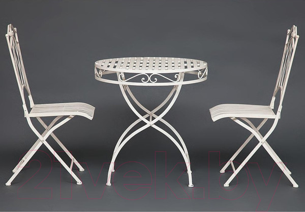 Изображение товара Комплект садовой мебели Tetchair Secret de Maison Palladio (белый антик)