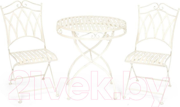 Изображение товара Комплект садовой мебели Tetchair Secret de Maison Palladio (белый антик)