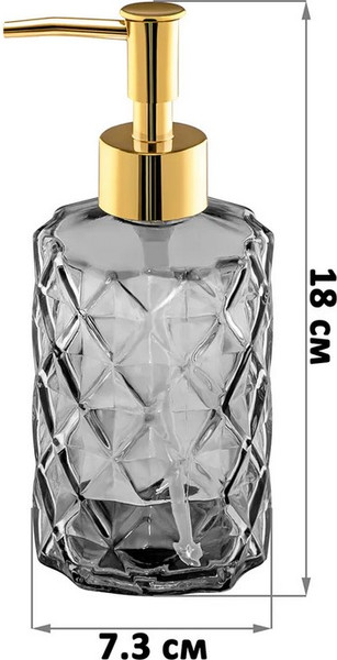 Изображение товара Дозатор моющего средства Elan Gallery 960221 (графит)