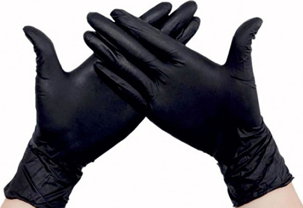 Изображение товара Перчатки одноразовые Ecolat Нитриловые S (100шт, черный)