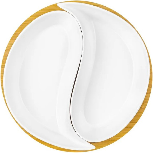 Изображение товара Блюдце для оливок Elan Gallery Инь-Янь лоза / 950335