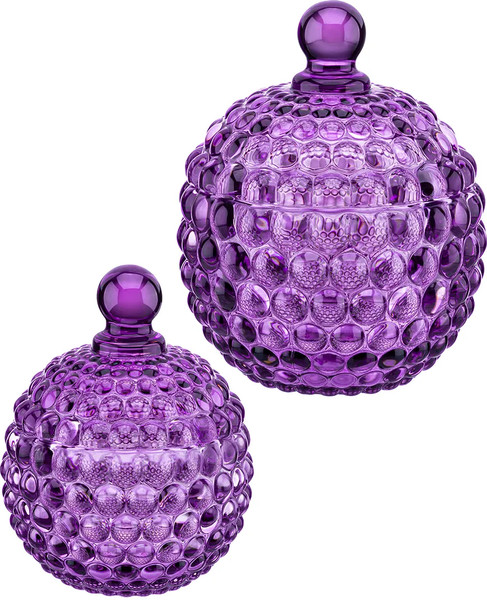 Изображение товара Набор емкостей для хранения Elan Gallery Пузырьки / 890910+2 (2шт, фиолетовый)