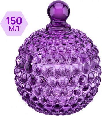 Изображение товара Набор емкостей для хранения Elan Gallery Пузырьки / 890910_2 (2шт, фиолетовый)