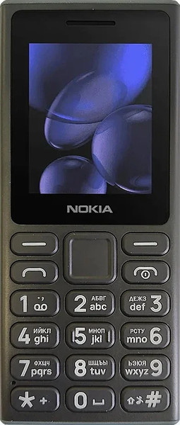 Изображение товара Мобильный телефон Nokia 108 DS TA-1627 (черный)