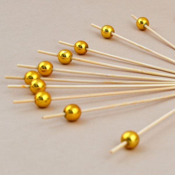 Изображение товара Набор шпажек для канапе Мультидом Бусинки / VL2-284 (24in)