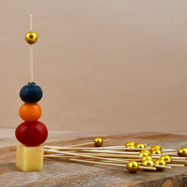 Изображение товара Набор шпажек для канапе Мультидом Бусинки / VL2-284 (24in)