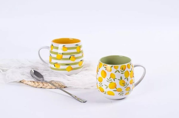 Изображение товара Набор кружек Arya Lemon Line / 8680943256393 (белый)