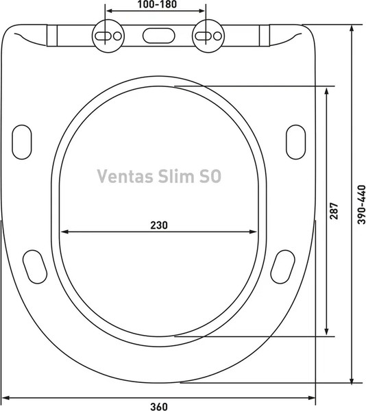 Изображение товара Унитаз подвесной Berges Ventas Black Rimless / 082015