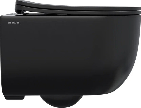 Изображение товара Унитаз подвесной Berges Ventas Black Rimless / 082015