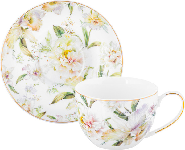 Изображение товара Набор для чая/кофе Elan Gallery Корнелия / 730845 (New Bone China)