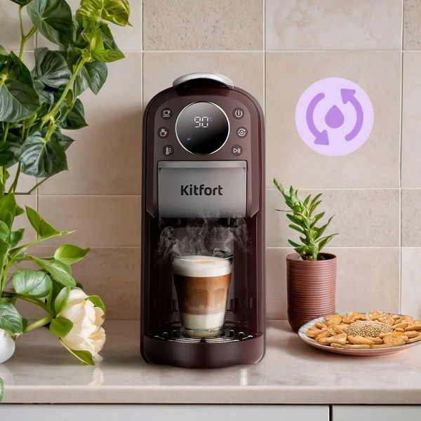 Изображение товара Кофеварка эспрессо Kitfort КТ-7656
