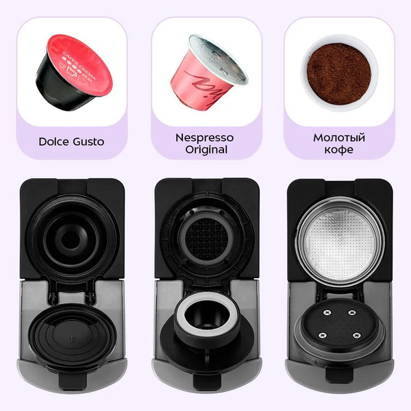 Изображение товара Кофеварка эспрессо Kitfort КТ-7656