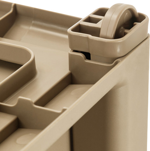 Изображение товара Комод пластиковый El Casa Elegance 4-х секционный / 640589 (бежевый)