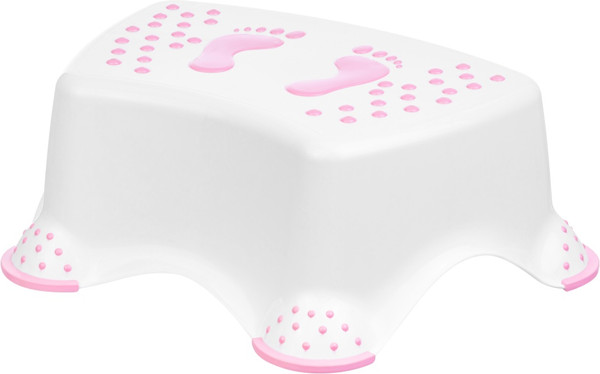 Изображение товара Табурет-подставка El Casa 640503 (белый/розовый)