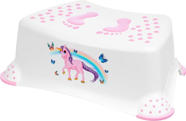 Изображение товара Табурет-подставка El Casa 640503 (белый/розовый)