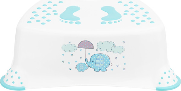 Изображение товара Табурет-подставка El Casa 640502 (белый/бирюзовый)