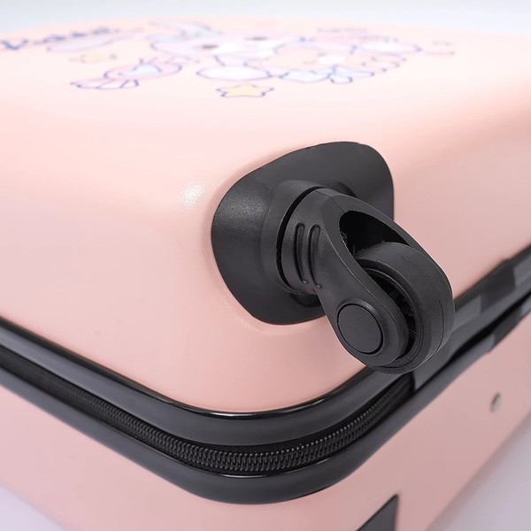 Изображение товара Чемодан на колесах Ecotope Заяц / 324-E-1-16-PNK (розовый)