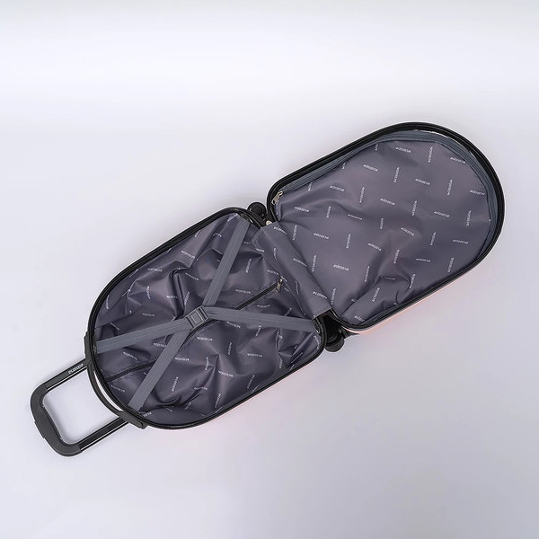 Изображение товара Чемодан на колесах Ecotope Заяц / 324-E-1-16-PNK (розовый)