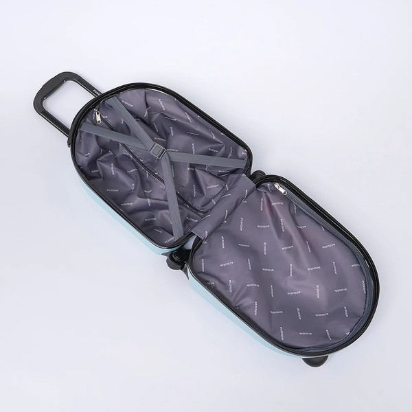 Изображение товара Чемодан на колесах Ecotope Собака / 324-E-2-16-LBL (голубой)