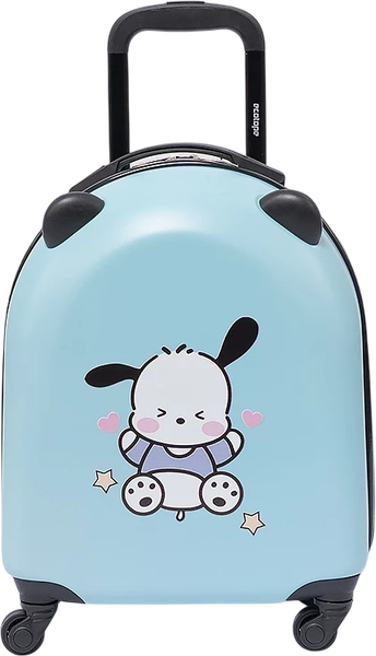 Изображение товара Чемодан на колесах Ecotope Собака / 324-E-2-16-LBL (голубой)