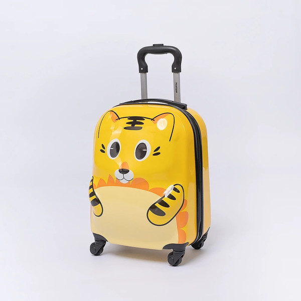 Изображение товара Чемодан на колесах Ecotope Тигр / 324-L-1-16-YLW (желтый)