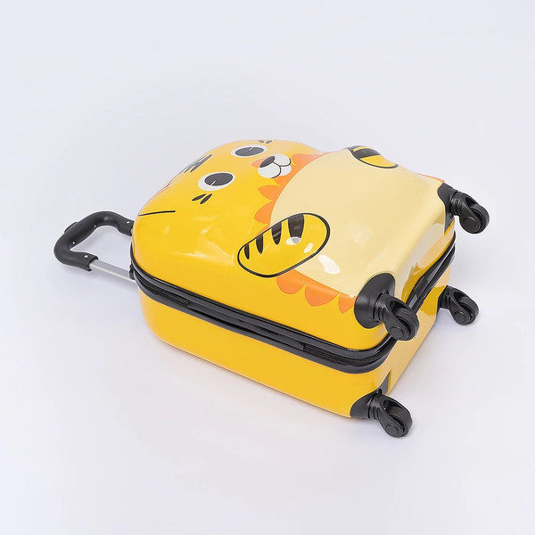 Изображение товара Чемодан на колесах Ecotope Тигр / 324-L-1-16-YLW (желтый)