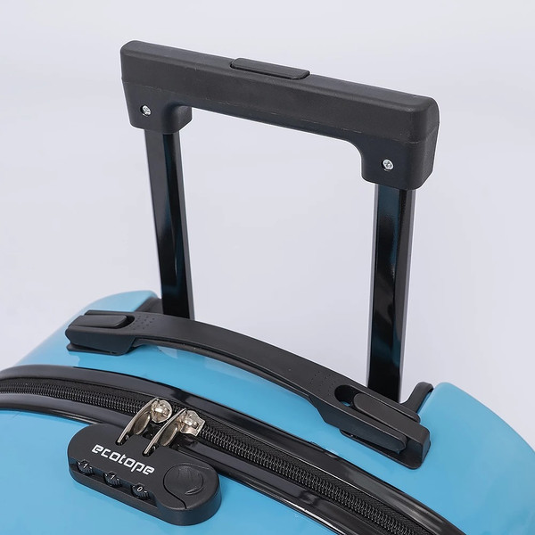 Изображение товара Чемодан на колесах Ecotope Динозавр / 324-S-1-16-NAV (голубой)