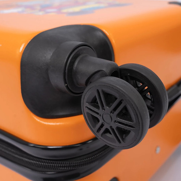 Изображение товара Чемодан на колесах Ecotope Машина / 324-Z-1-16-ORN (оранжевый)