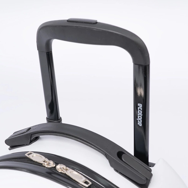 Изображение товара Чемодан на колесах Ecotope Фламинго / 324-Z-2-16-WHT (белый)