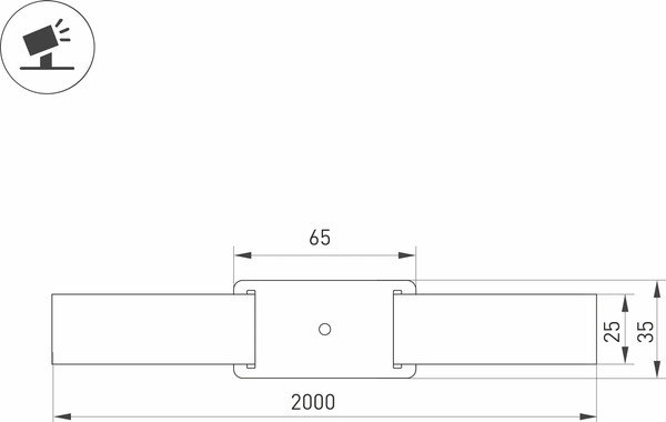 Изображение товара Подвесная система Arlight ALT-BELT-1-2000 BK / 032550