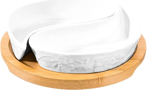 Изображение товара Блюдце для оливок Elan Gallery Инь-Янь цветущая сакура / 630098