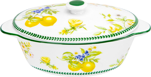 Изображение товара Кокотница Elan Gallery Лимоны / 420717 (New Bone China)