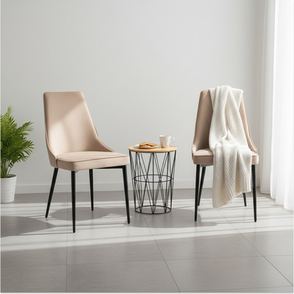 Изображение товара Набор стульев Arvento Брандо (латте/черный)