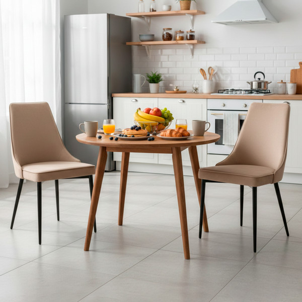 Изображение товара Набор стульев Arvento Брандо (латте/черный)