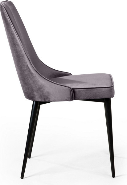 Изображение товара Набор стульев Arvento Брандо (светло-серый/черный)