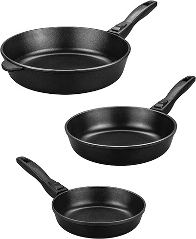 Изображение товара Набор сковородок Elan Gallery Гармония вкуса / 120299+3 (черный оникс)