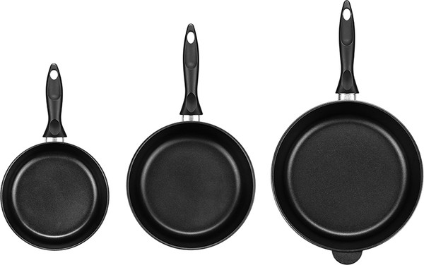Изображение товара Набор сковородок Elan Gallery Гармония вкуса / 120289+3 (черный оникс)