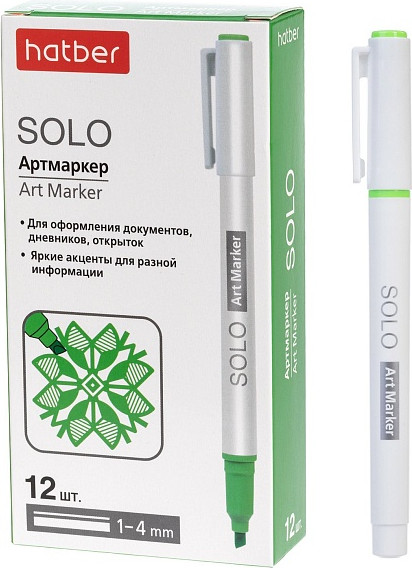 Изображение товара Текстовыделитель Hatber Solo Neon / HL_088690 (зеленый)