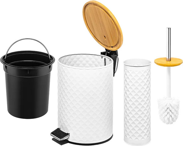 Изображение товара Набор для туалета El Casa 240518 (белый)