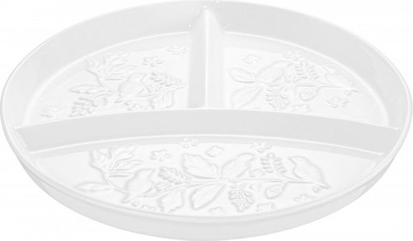 Изображение товара Тарелка столовая обеденная Elan Gallery Секционная Птички на ветке / 540928