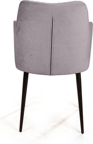 Изображение товара Набор стульев Arvento Бергамо (светло-серый/черный)