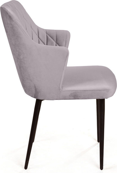 Изображение товара Набор стульев Arvento Бергамо (светло-серый/черный)