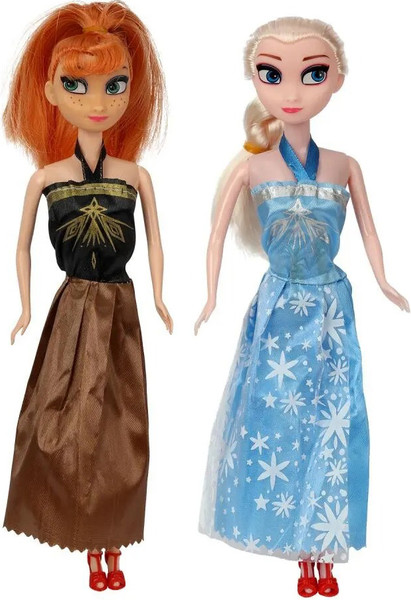 Изображение товара Набор кукол No Brand Эльза и Анна / Y2211O0049-XC-RU