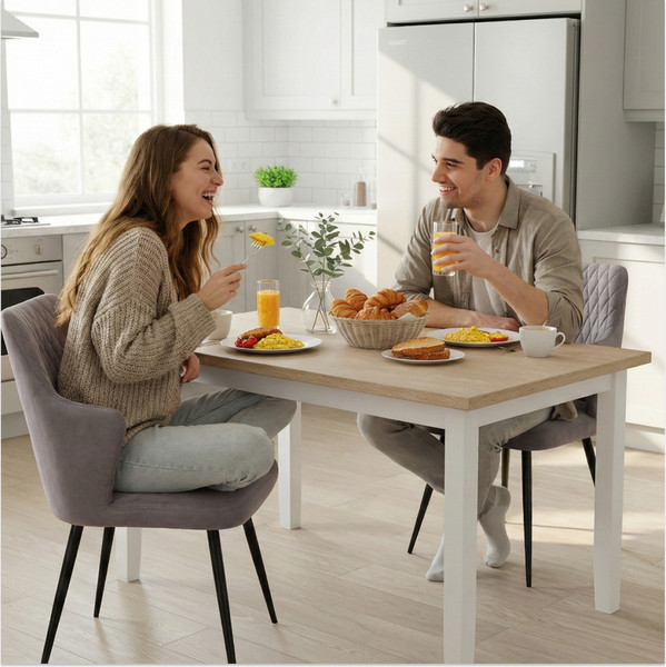 Изображение товара Набор стульев Arvento Бергамо (серый/черный)